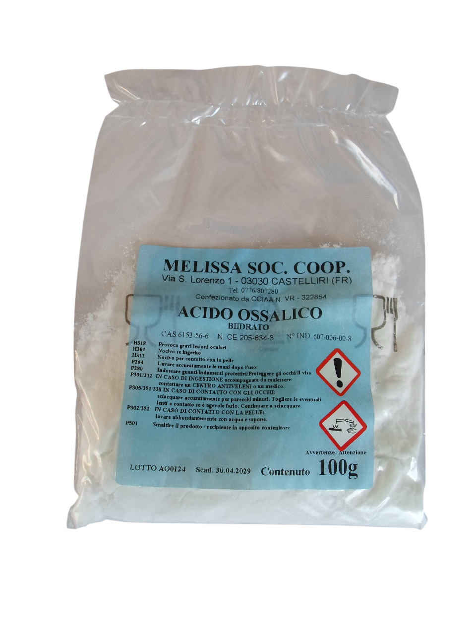 apicoltura.com acido ossalico 100 gr. - foto 1