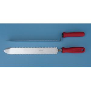 Coltello per disopercolare cm. 28 seghettato inox