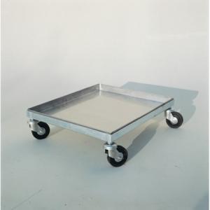 Vassoio inox per carrellino porta melari cm. 43x50