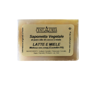 Sapone vegetale gr. 100 al latte e miele