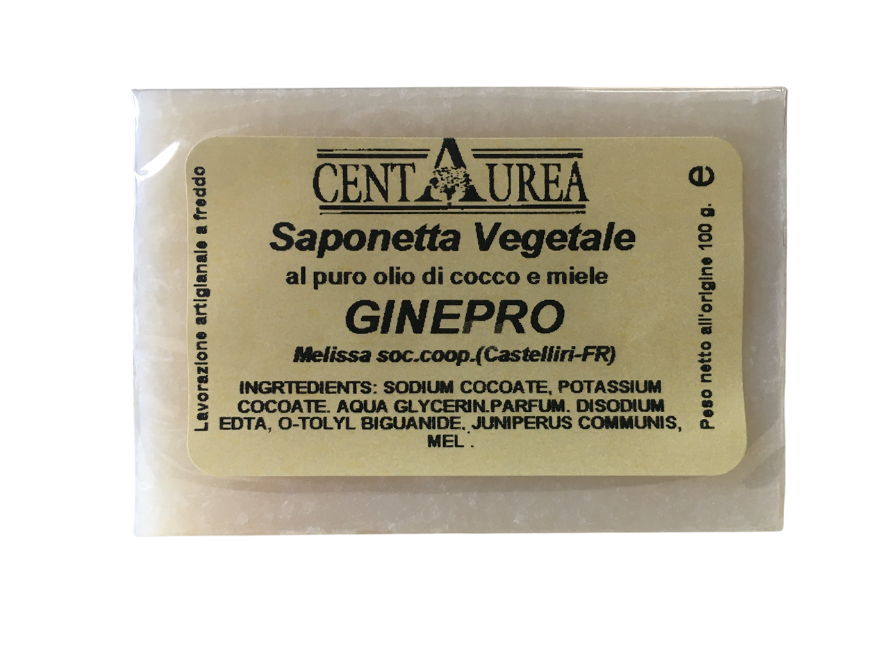 coop melissa sapone vegetale gr. 100 al ginepro - foto 1