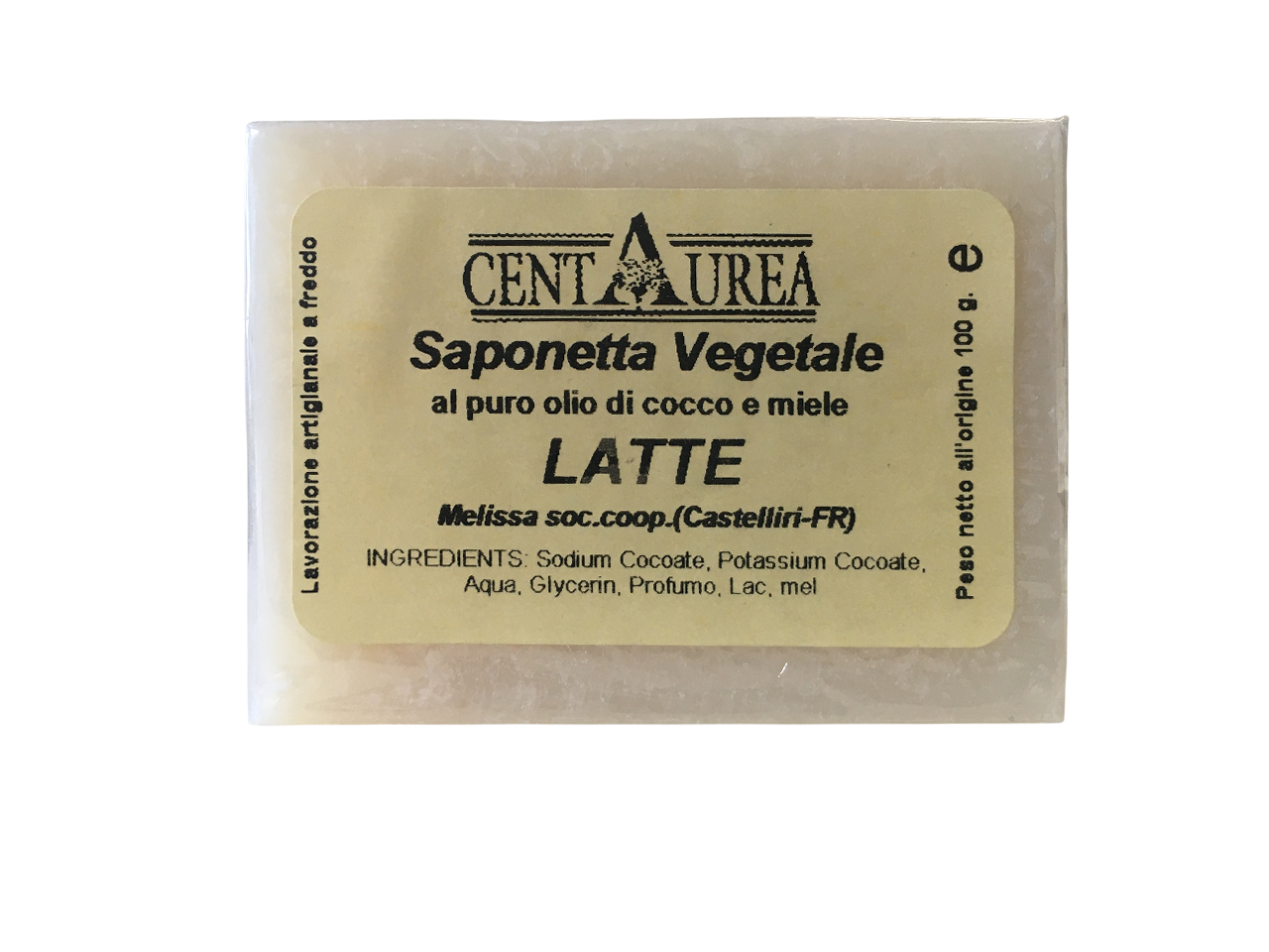 coop melissa sapone vegetale gr. 100 al latte - foto 1