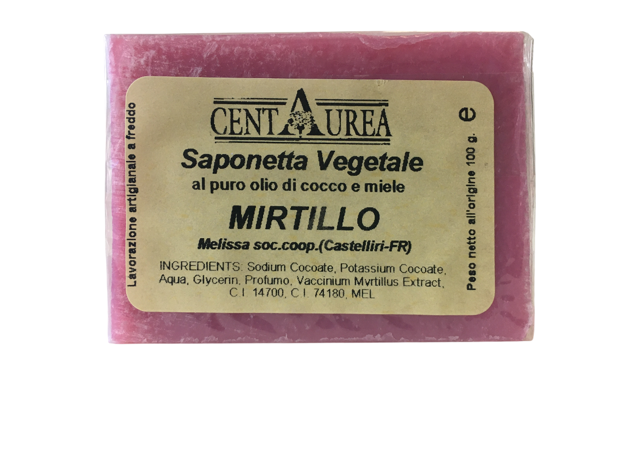 coop melissa sapone vegetale gr. 100 al mirtillo - foto 1