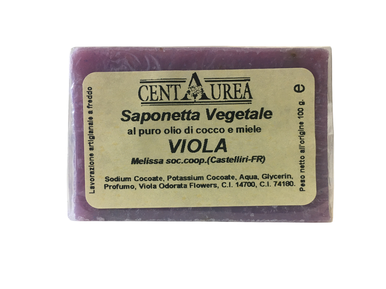 coop melissa sapone vegetale gr. 100 alla viola - foto 1